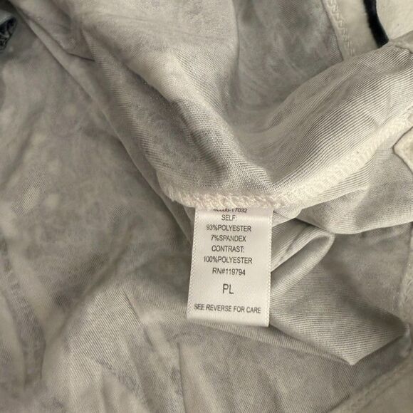 Unity Blouse Women's Petite Large V-Neck 3/4 Sleeve Rhinestone Printed Top NWT - Picture 11 of 12